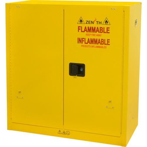 Armoire pour produits inflammables, 30 gal., 2 Porte(s), 43" La x 44" h x 18" p Pathway Supply LP