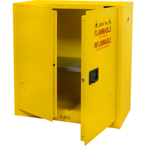 Armoire pour produits inflammables, 30 gal., 2 Porte(s), 43" La x 44" h x 18" p Pathway Supply LP