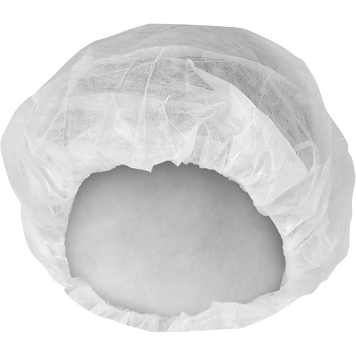 Bonnets bouffants &agrave; usage l&eacute;ger KleenGuard A10, SMMMS, 21", Blanc Pathway Supply LP