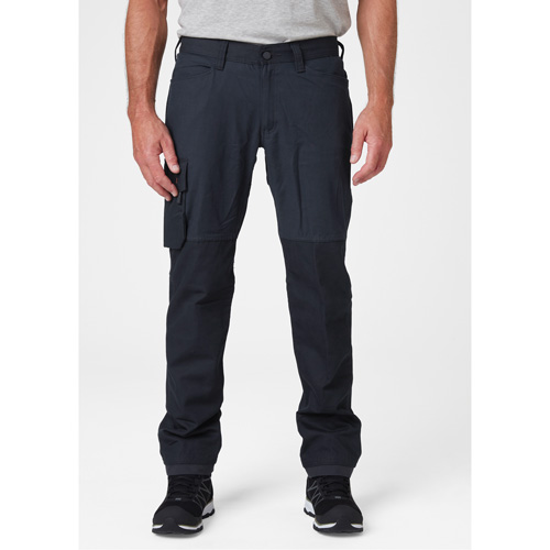 Pantalons d'entretien Oxford, Poly-coton, Bleu marin, Taille 30, Entrejambe 30 Pathway Supply LP