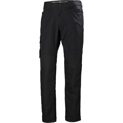 Pantalons d'entretien Oxford, Poly-coton, Noir, Taille 30, Entrejambe 30 Pathway Supply LP