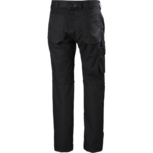 Pantalons d'entretien Oxford, Poly-coton, Noir, Taille 30, Entrejambe 30 Pathway Supply LP