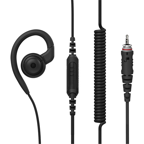 CLPE Series In-Line PTT Earpiece with Standard Cord Pathway Supply LP