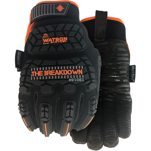 Gants de travail r&eacute;sistants aux coupures The Breakdown, Taille Petit, Enveloppe en Aramide/Polyester/Acier inoxydable, ASTM ANSI niveau A5 Pathway Supply LP