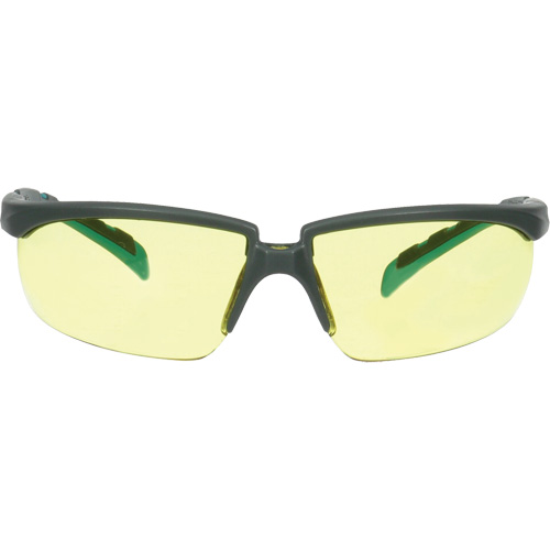 Lunettes de s&eacute;curit&eacute; de la s&eacute;rie Solus 2000, Lentille Ambr&eacute;e, Antibu&eacute;e/Anti-&eacute;gratignures, ANSI Z87+ Pathway Supply LP