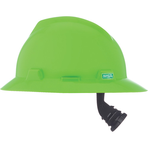 Casque de s&eacute;curit&eacute; &agrave; fente et bordure compl&egrave;te V-Gard, R&eacute;pond aux normes CSA type 1, Suspension Rochet, Non ventil&eacute; Pathway Supply LP