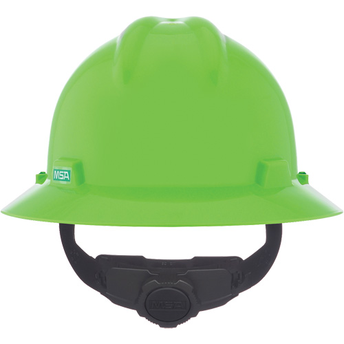 Casque de s&eacute;curit&eacute; &agrave; fente et bordure compl&egrave;te V-Gard, R&eacute;pond aux normes CSA type 1, Suspension Rochet, Non ventil&eacute; Pathway Supply LP