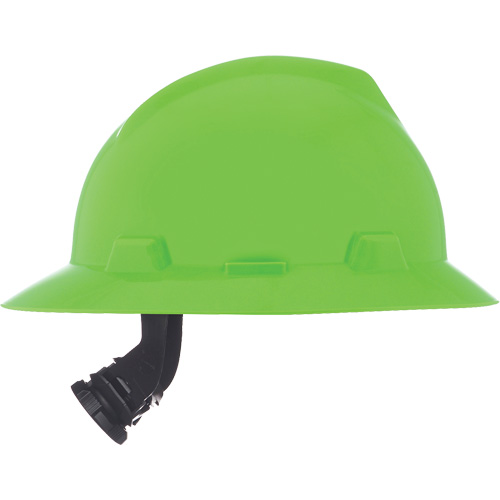 Casque de s&eacute;curit&eacute; &agrave; fente et bordure compl&egrave;te V-Gard, R&eacute;pond aux normes CSA type 1, Suspension Rochet, Non ventil&eacute; Pathway Supply LP