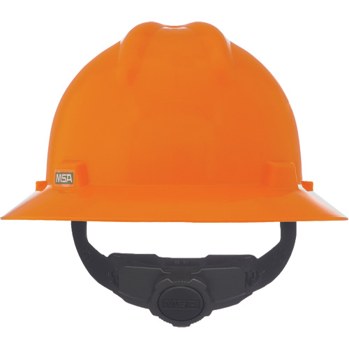 Casque de s&eacute;curit&eacute; &agrave; fente et bordure compl&egrave;te V-Gard, R&eacute;pond aux normes CSA type 1, Suspension Rochet, Non ventil&eacute; Pathway Supply LP