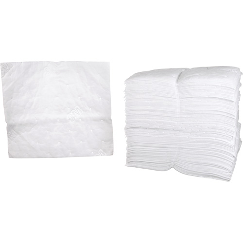 Petroleum Sorbent Pads, Oil Only, 19" x 17", 38.7 gal. Absorbancy Pathway Supply LP