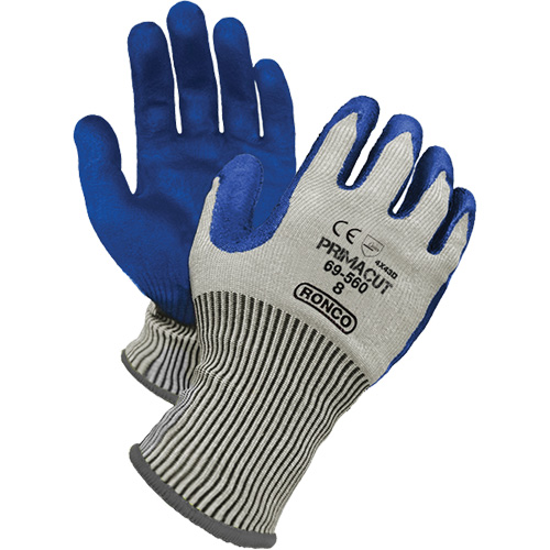PrimaCut Cut Resistant Gloves, Size 8, 13 Gauge, Nitrile Coated, HPPE Shell, ANSI/ISEA 105 Level 4/EN 388 Level 5 Pathway Supply LP