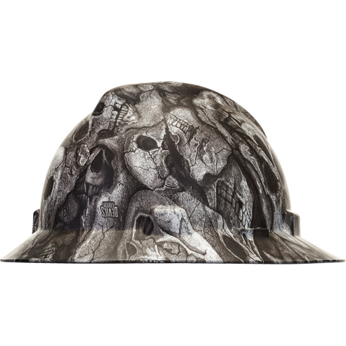 Casque de s&eacute;curit&eacute; &agrave; bordure compl&egrave;te Hydro Dip V-Gard, R&eacute;pond aux normes CSA type 1, Suspension Rochet, Non ventil&eacute; Pathway Supply LP