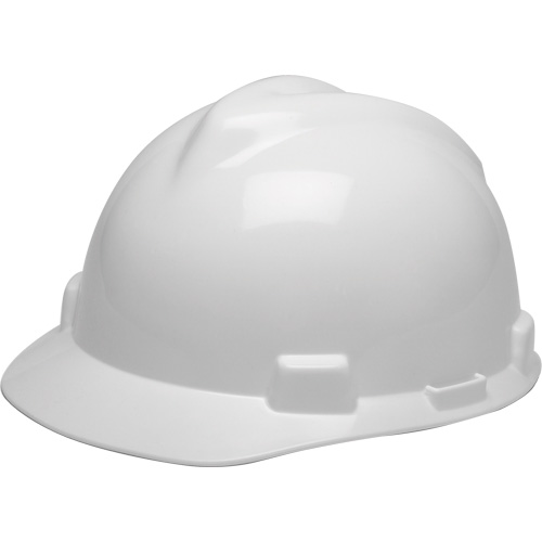Casque de s&eacute;curit&eacute; avec rainures GREEN V-Gard, R&eacute;pond aux normes CSA type 1, Suspension Rochet Pathway Supply LP