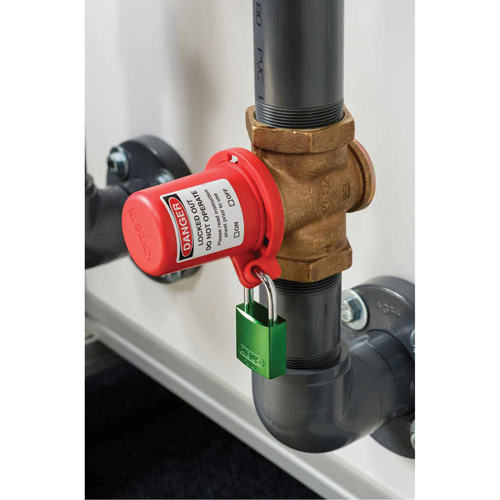 Housse de s&eacute;curit&eacute; pour fontaine et dispositif de cadenassage pour robinet &agrave; tournant, Ensemble Vanne/Robinet &agrave; eau Pathway Supply LP