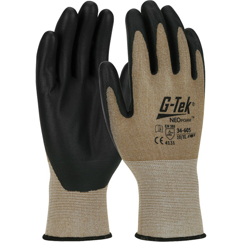 Gants enduits G-Tek NeoFoam, Grand, R&ecirc;vetement Polyur&eacute;thane, Calibre 15, Enveloppe en Nylon Pathway Supply LP