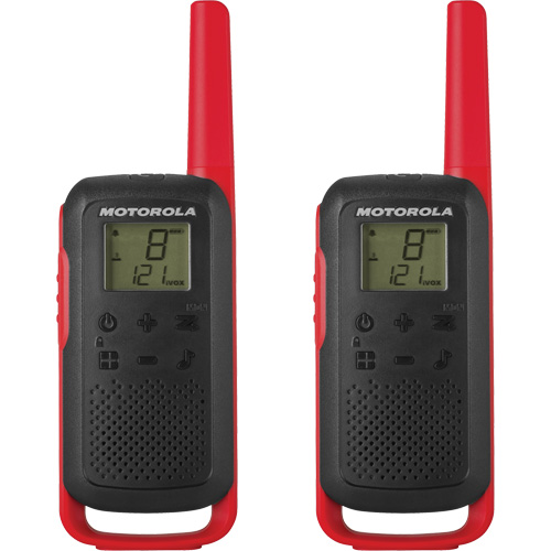 Radios bidirectionnelles Talkabout, Bande FRS, 22 canaux, Port&eacute;e 32 km Pathway Supply LP
