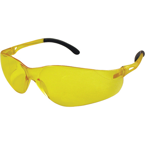 SenTec Safety Glasses, Amber Lens, Anti-Scratch, Meets/Exceeds CSA Z94.3 Pathway Supply LP