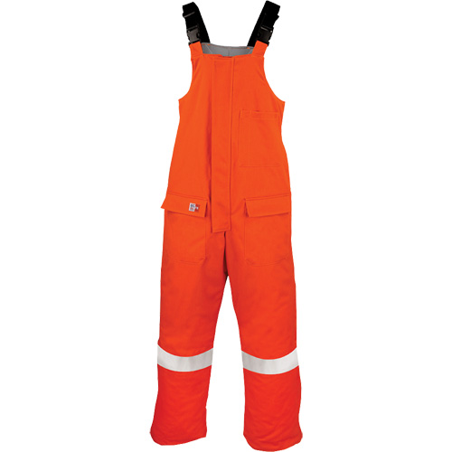 Westex UltraSoft&reg; AllOut Quilt Lined Winter Bib Overall, Small, High Visibility Orange Pathway Supply LP