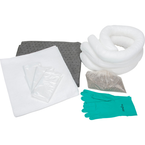 Premium Spill Kit, Oil Only/Universal, Bag, 10 US gal. Absorbancy Pathway Supply LP