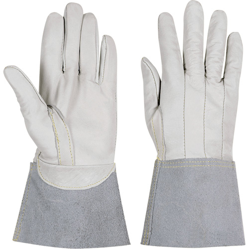 852 Ranpro&reg; FR White Stags TIG Gloves, Full Grain Calfskin, Size Small Pathway Supply LP