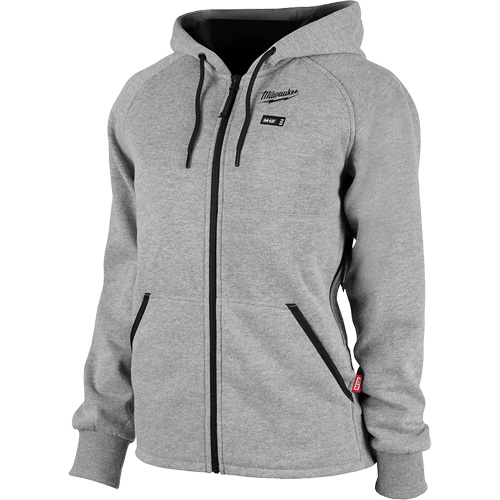 M12 Heated Hoodie Kit, Women's, Small, Grey, Polyester Pathway Supply LP