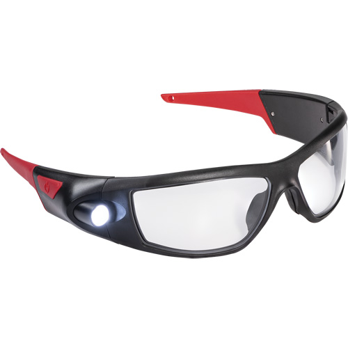 Lunettes de s&eacute;curit&eacute; &agrave; faisceau d'inspection rechargeable SPG400, Lentille Transparent, ANSI Z87+ Pathway Supply LP