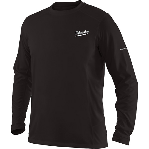 Workskin Long Sleeve Shirt, Men's, Small, Black Pathway Supply LP