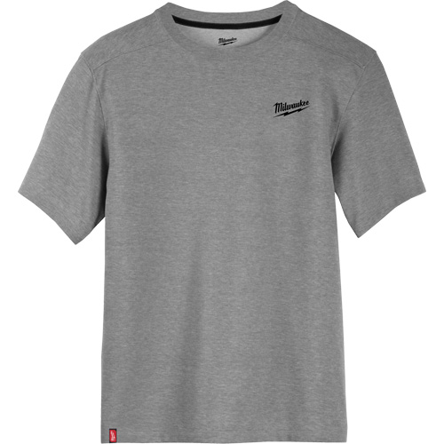 Hybrid Work Tee Shirt, Men's, 2X-Large, Grey Pathway Supply LP