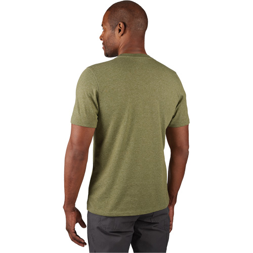 Hybrid Work Tee Shirt, Men's, Small, Green Pathway Supply LP