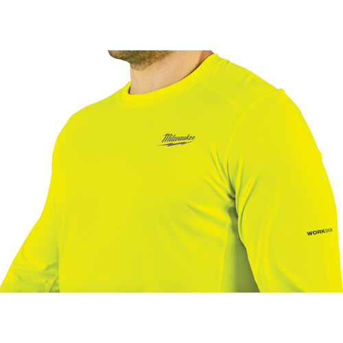 Workskin Lightweight High Visibility Shirt, Men's, Small, Yellow Pathway Supply LP