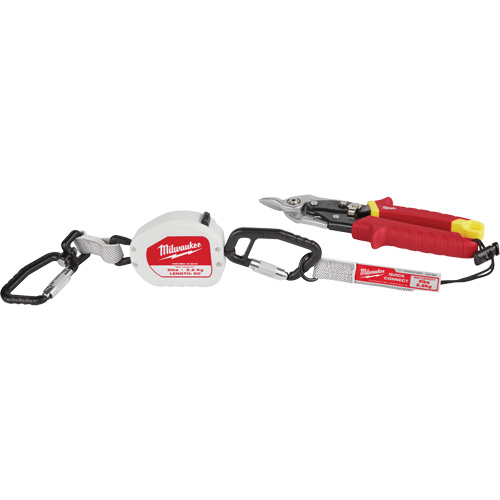 Quick-Connect Tool Lanyard, Retractable, Dual Carabiner Pathway Supply LP