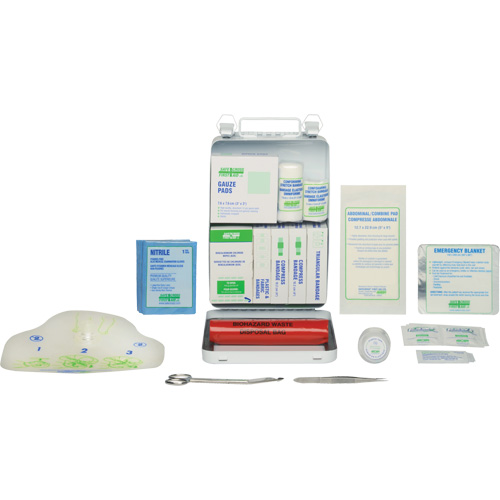 Basic 16 Unit First Aid Kit, Meets CSA Z1220-17 Type 2 Low-Risk Environment, Small (2-25 Workers) Pathway Supply LP