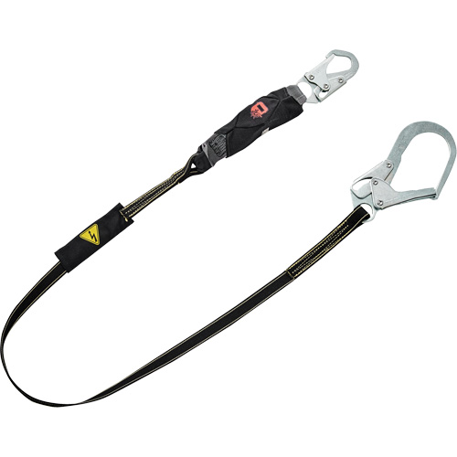 V-Series Welding Shock Absorbing Lanyard, 6', Snap Hook Center, Snap Hook Leg Ends, Kevlar&reg;/Nomex&reg; Pathway Supply LP