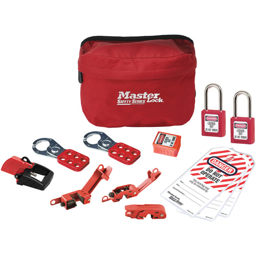 Standard Lockout Kit with Zenex Thermoplastic Locks, Electrical Kit, 13 Components Pathway Supply LP