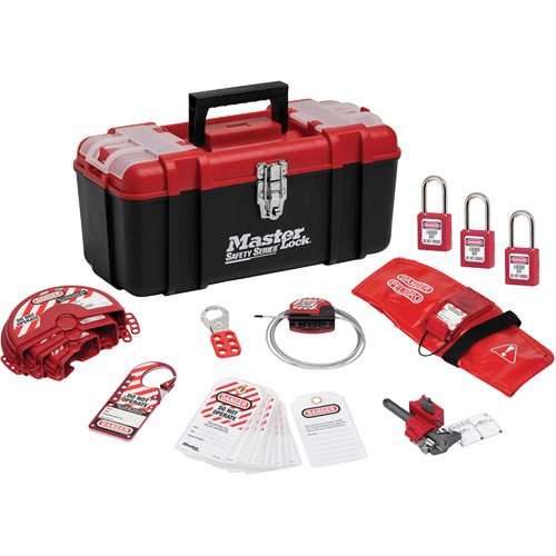 Standard Lockout Kit with Zenex Thermoplastic Locks, Valve Kit, 13 Components Pathway Supply LP