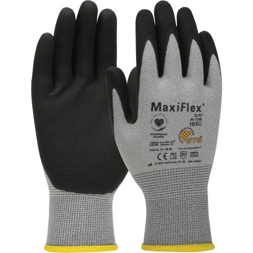 ATG MaxiFlex&reg; Elite Ultra Lightweight Touchscreen Compatible Gloves, Large, Nitrile Coating, 18 Gauge, Nylon Shell Pathway Supply LP