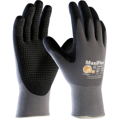 ATG MaxiFlex&reg; Endurance Touchscreen Compatible Gloves, X-Small, Nitrile Coating, 15 Gauge, Nylon/Lycra&reg; Shell Pathway Supply LP