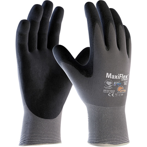 Gants compatibles avec les &eacute;crans tactiles ATG MaxiFlex Ultimate AD-APT, T-petit, R&ecirc;vetement Nitrile, Calibre 15, Enveloppe en Nylon/&eacute;lasthanne Pathway Supply LP