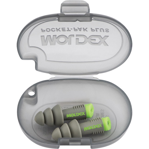 Alphas Reusable Earplugs, Uncorded, Bulk - Plastic Case, 27 dB NRR, One-Size Pathway Supply LP