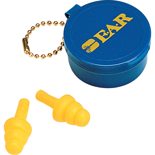 E-A-R Ultrafit Premolded Reusable Earplugs, Uncorded, Pair - Plastic Case, 25 dB NRR, One-Size Pathway Supply LP