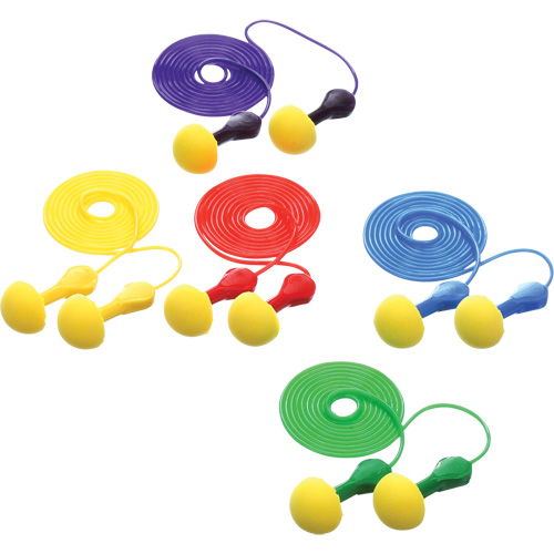 Bouchons d'oreilles rapides de style capsule E-A-R, Avec cordon, Vrac - Sachet coussin, 25 dB NRR, Taille unique Pathway Supply LP