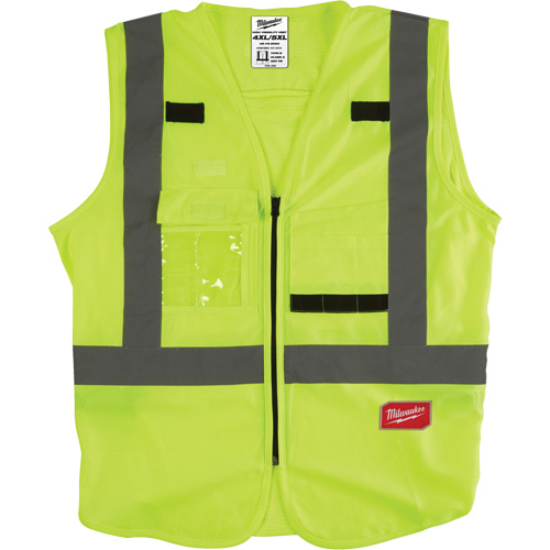 Veste de s&eacute;curit&eacute;, Jaune lime haute visibilit&eacute;, Moyen/Petit Pathway Supply LP