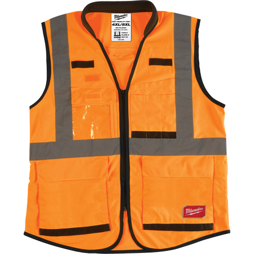 Veste de s&eacute;curit&eacute; haute performance, Orange haute visibilit&eacute;, 4T-Grand/5T-Grand Pathway Supply LP