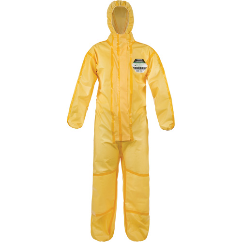 ChemMax&reg; 1 Coveralls, Polyethylene/Polypropylene, Small, Yellow Pathway Supply LP
