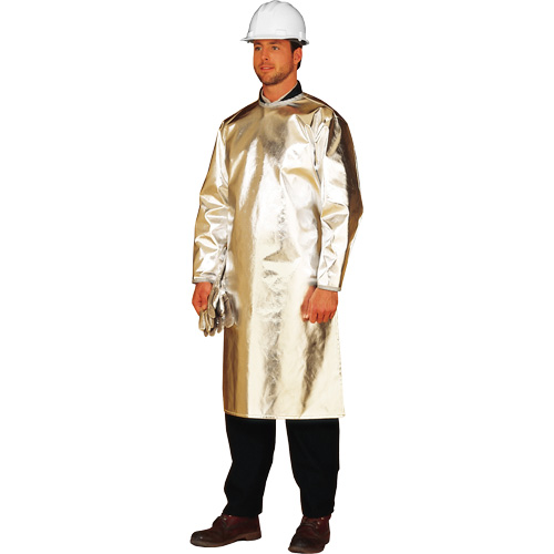 ALM 300 Long Heat Protective Apron/Smock, 48" L, Aluminized Fibreglass Pathway Supply LP