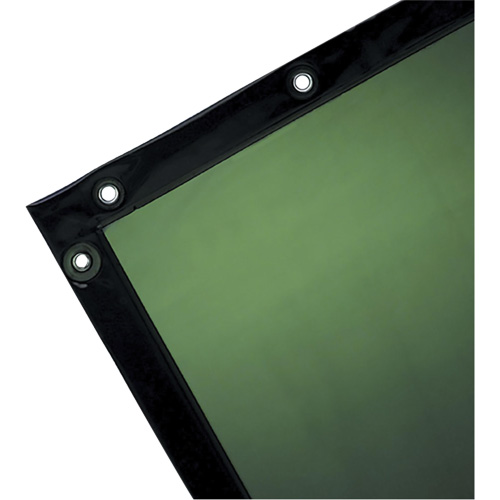 Rideau pour soudure, 72" x 72", Transparence Moyenne, Vert Pathway Supply LP