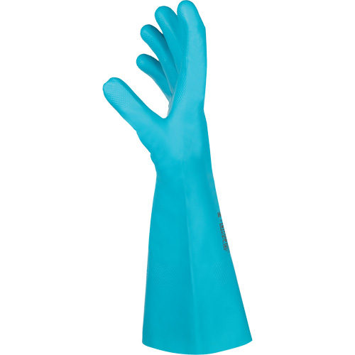 Gants chimiques Flextril, Taille 7, 12,5" lo, Nitrile, Doublure en Nylon Pathway Supply LP