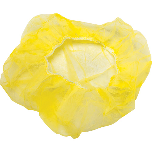 Bouffant Caps, Polypropylene, 21", Yellow Pathway Supply LP