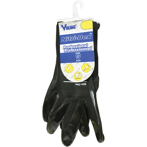 Gants de travail Nitri-Dex, Taille 7, Rev&ecirc;tement Nitrile, Enveloppe en Polyester, EN 388 niveau 1 Pathway Supply LP