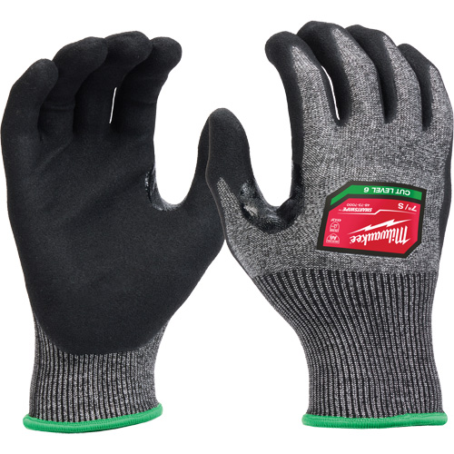 Gants enduits par trempage &agrave; dext&eacute;rit&eacute; &eacute;lev&eacute;e, Taille Petit, Calibre 18, Rev&ecirc;tement Nitrile, Enveloppe en Poly&eacute;thyl&egrave;ne, ASTM ANSI niveau A6/EN 388 niveau F Pathway Supply LP